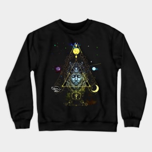 DMT God Head (without square background) Crewneck Sweatshirt